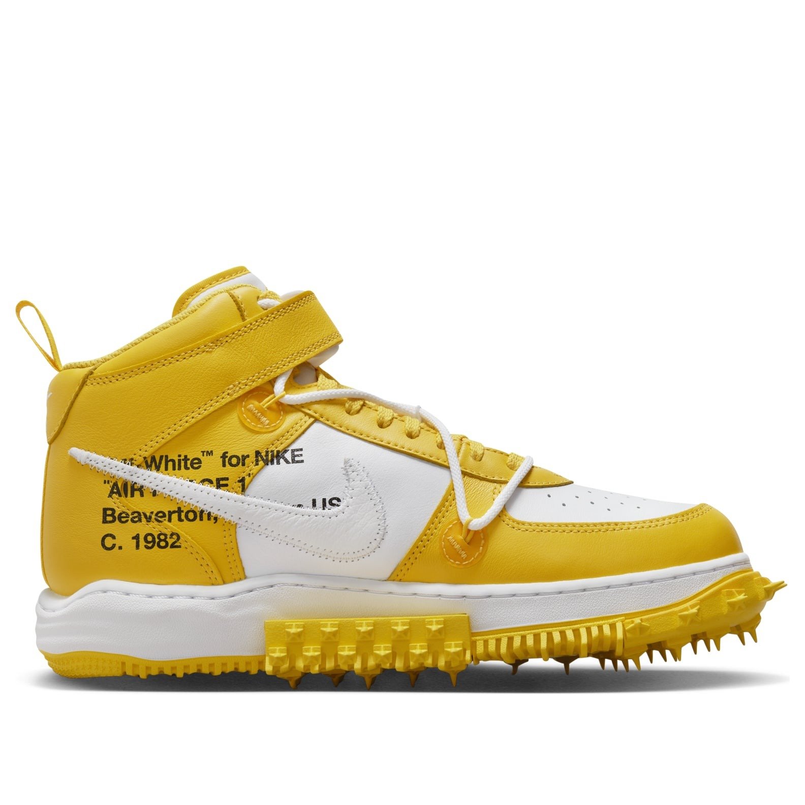 Nike Air Force 1 Mid SP Off-White Varsity Maize 8 Nike Air Force 1 Mid SP Off-White Varsity Maize