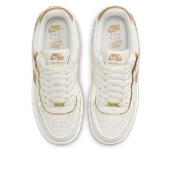 Nike Air Force 1 Shadow Sail Coconut Milk Metallic Gold (Womens)
