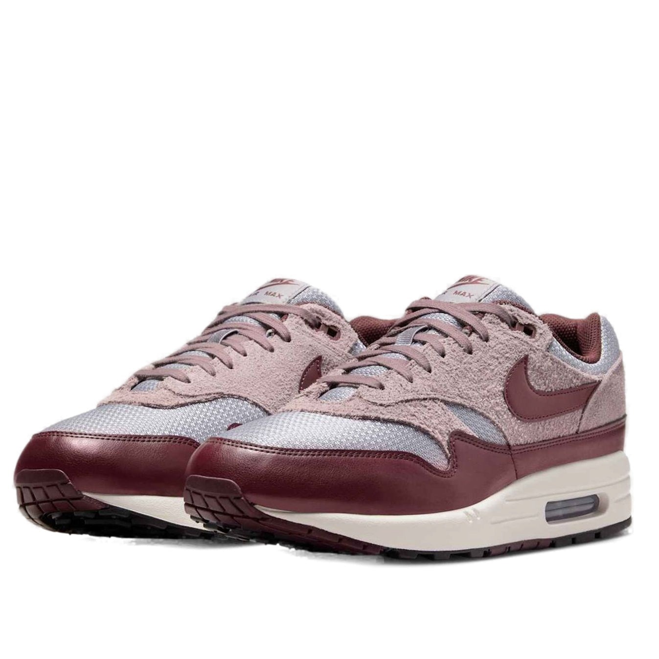 Nike Air Max 1 Essential PRM Cement Grey Burgundy Crush 5 Nike Air Max 1 Essential PRM Cement Grey Burgundy Crush