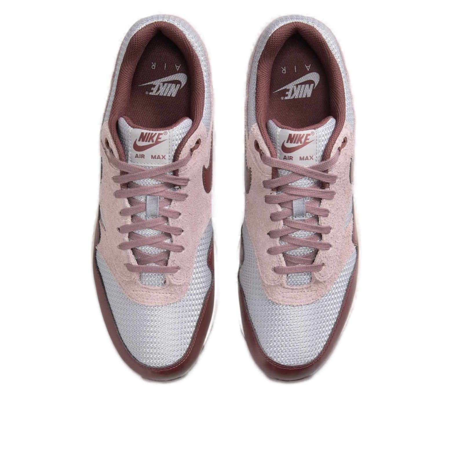 Nike Air Max 1 Essential PRM Cement Grey Burgundy Crush 6 Nike Air Max 1 Essential PRM Cement Grey Burgundy Crush