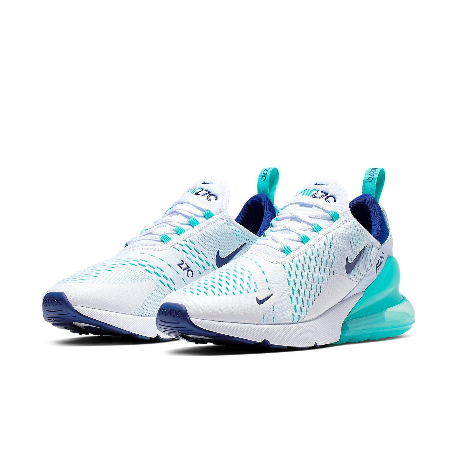 Nike Air Max 270 White Hyper Jade Deep Royal Blue 8 Nike Air Max 270 White Hyper Jade Deep Royal Blue