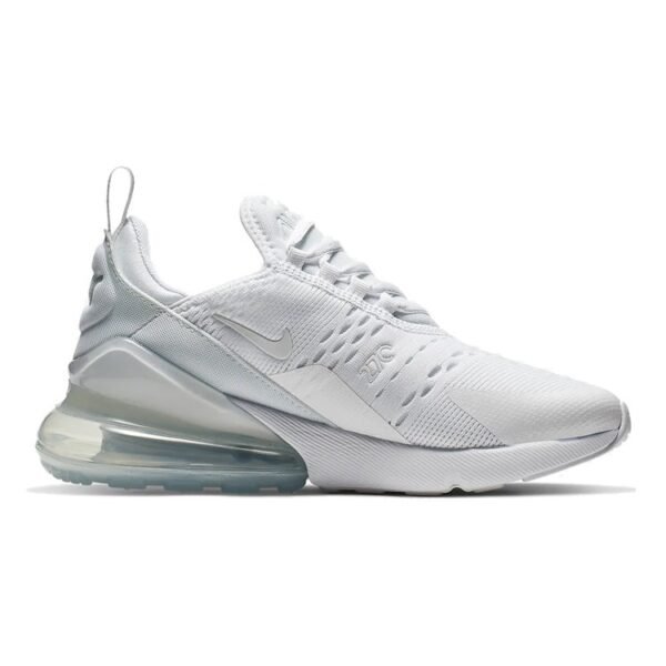 Nike Air Max 270 White Metallic Silver (GS)