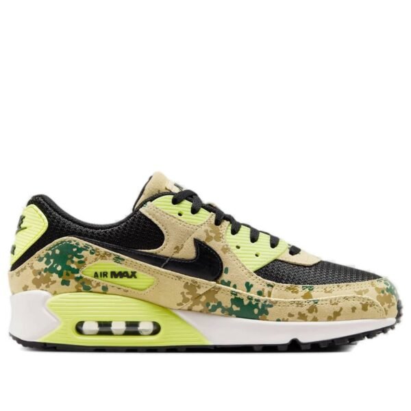 Nike Air Max 90 Premium Team Gold Light Lemon Twist Phantom Black