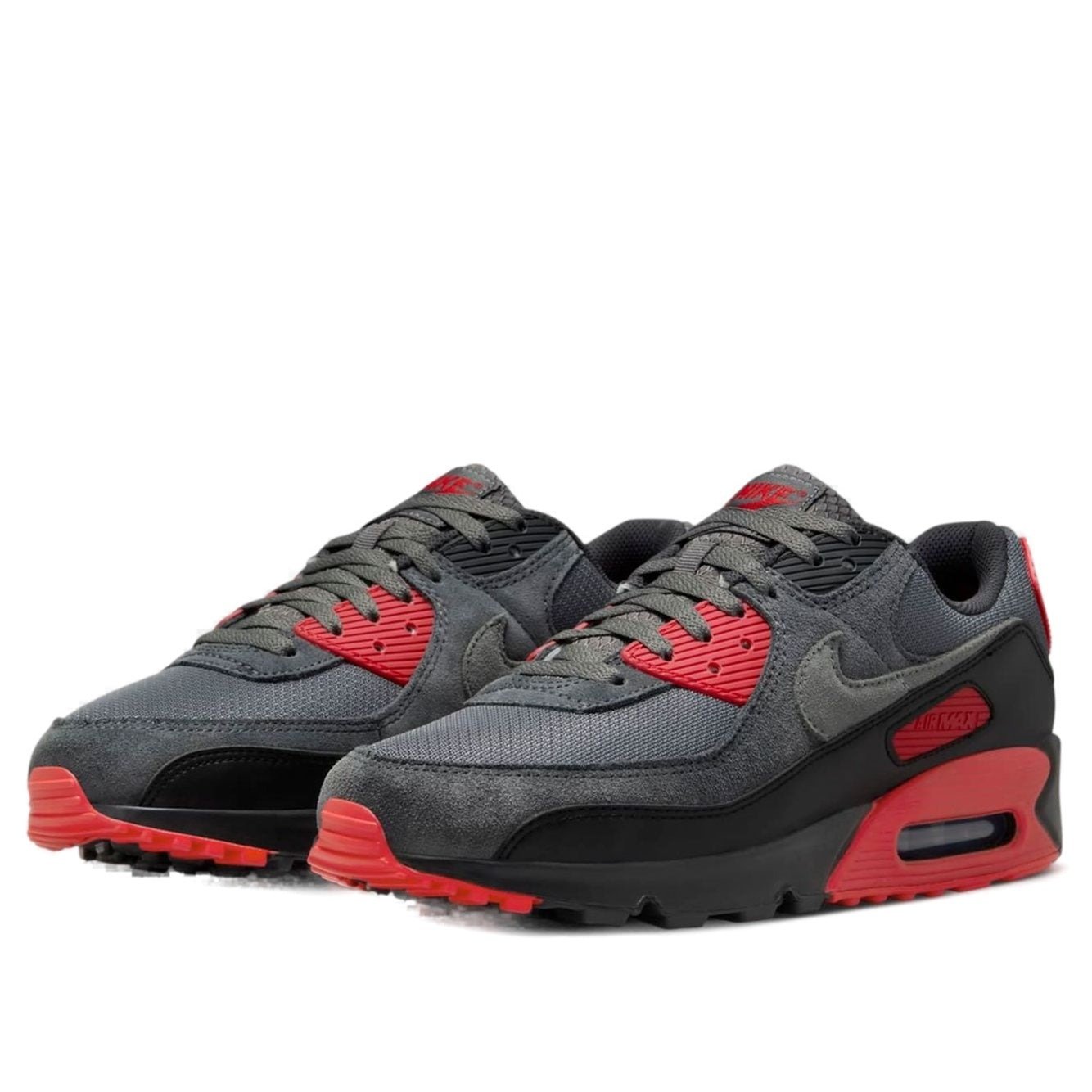 Nike Air Max 90 Smoke Grey Fire Red 5 Nike Air Max 90 Smoke Grey Fire Red
