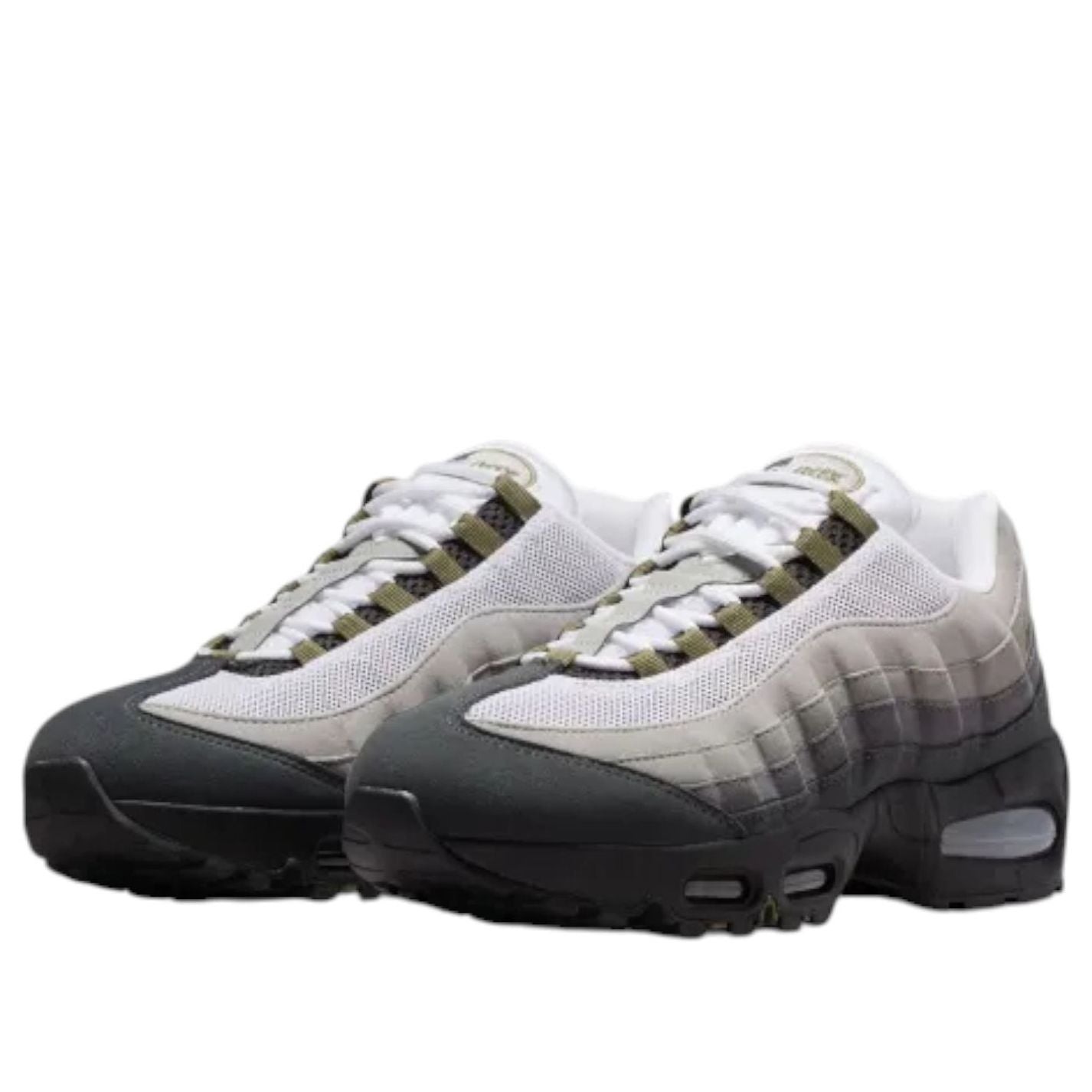 Nike Air Max 95 OG Big Bubble Black Medium Olive (Women's) 7 Nike Air Max 95 OG Big Bubble Black Medium Olive (Women's)