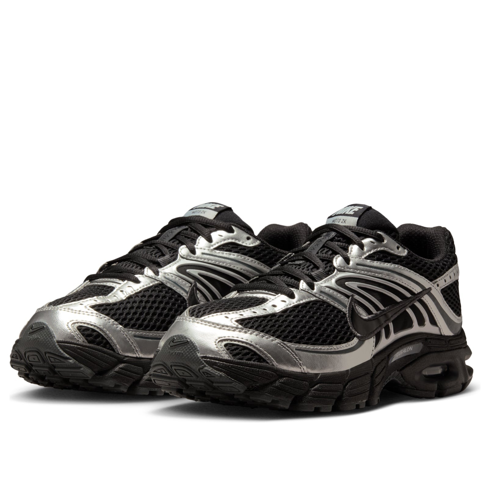 Nike Air Max Moto 2K Black Metallic Silver (Womens) 6 Nike Air Max Moto 2K Black Metallic Silver (Womens)