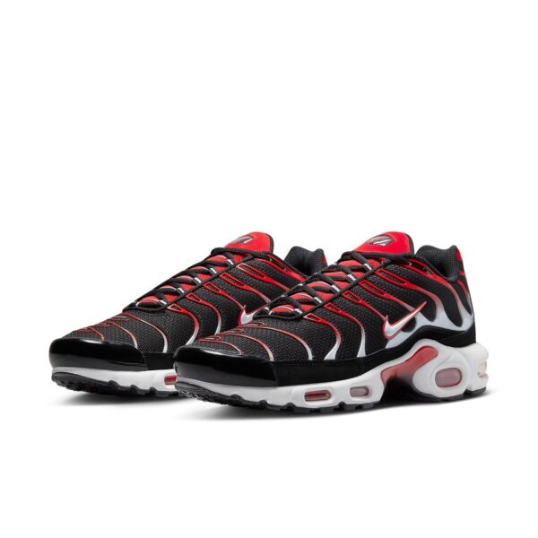 Nike Air Max Plus Black White University Red