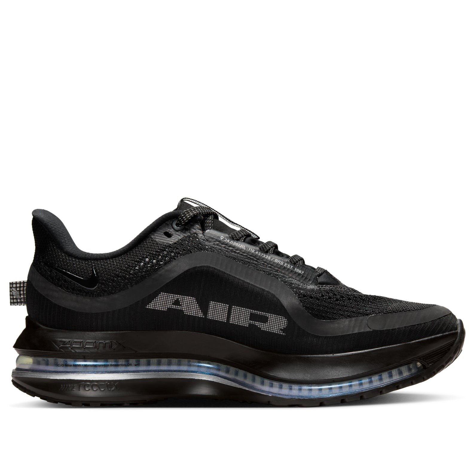 Nike Air Zoom Pegasus Premium Black Metallic Silver (Women's) 8 Nike Air Zoom Pegasus Premium Black Metallic Silver (Women's)