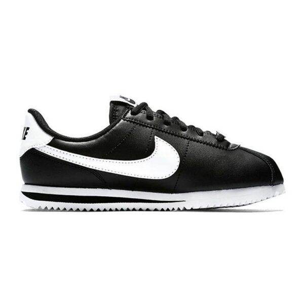 Nike Cortez Basic Leather Black White (GS)