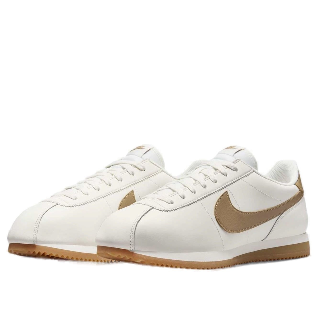 Nike Cortez Leather Sail Gum Yellow Parachute Beige 5 Nike Cortez Leather Sail Gum Yellow Parachute Beige