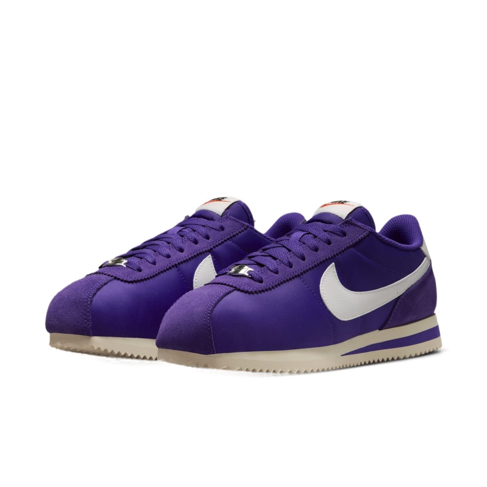 Nike Cortez Textile Field Purple Alabaster Safety Orange Summit White (Women's) 5 Nike Cortez Textile Field Purple Alabaster Safety Orange Summit White (Women's)