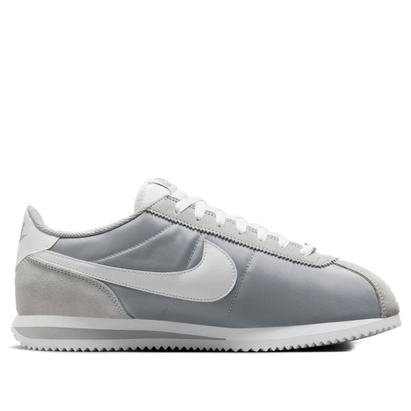 Nike Cortez Textile Flat Silver White 4 Nike Cortez Textile Flat Silver White