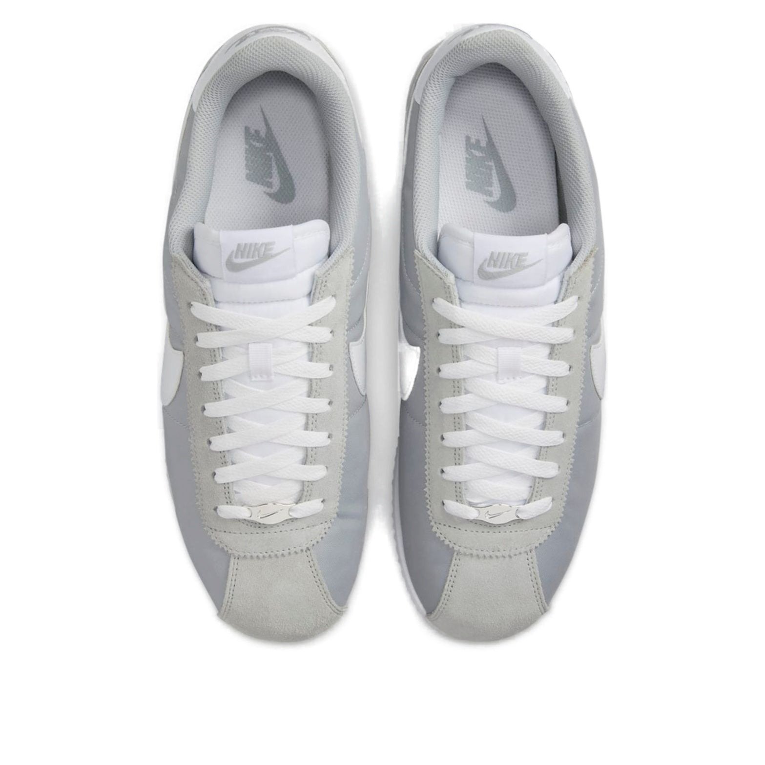Nike Cortez Textile Flat Silver White 6 Nike Cortez Textile Flat Silver White