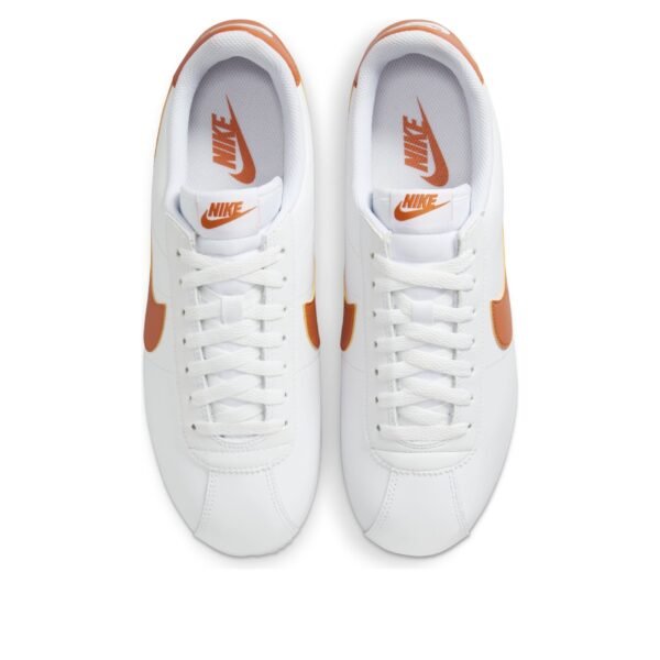Nike Cortez White Campfire Orange