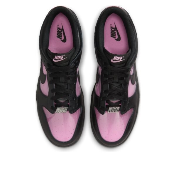 Nike Dunk Low Retro Transparent Black Pink Rise