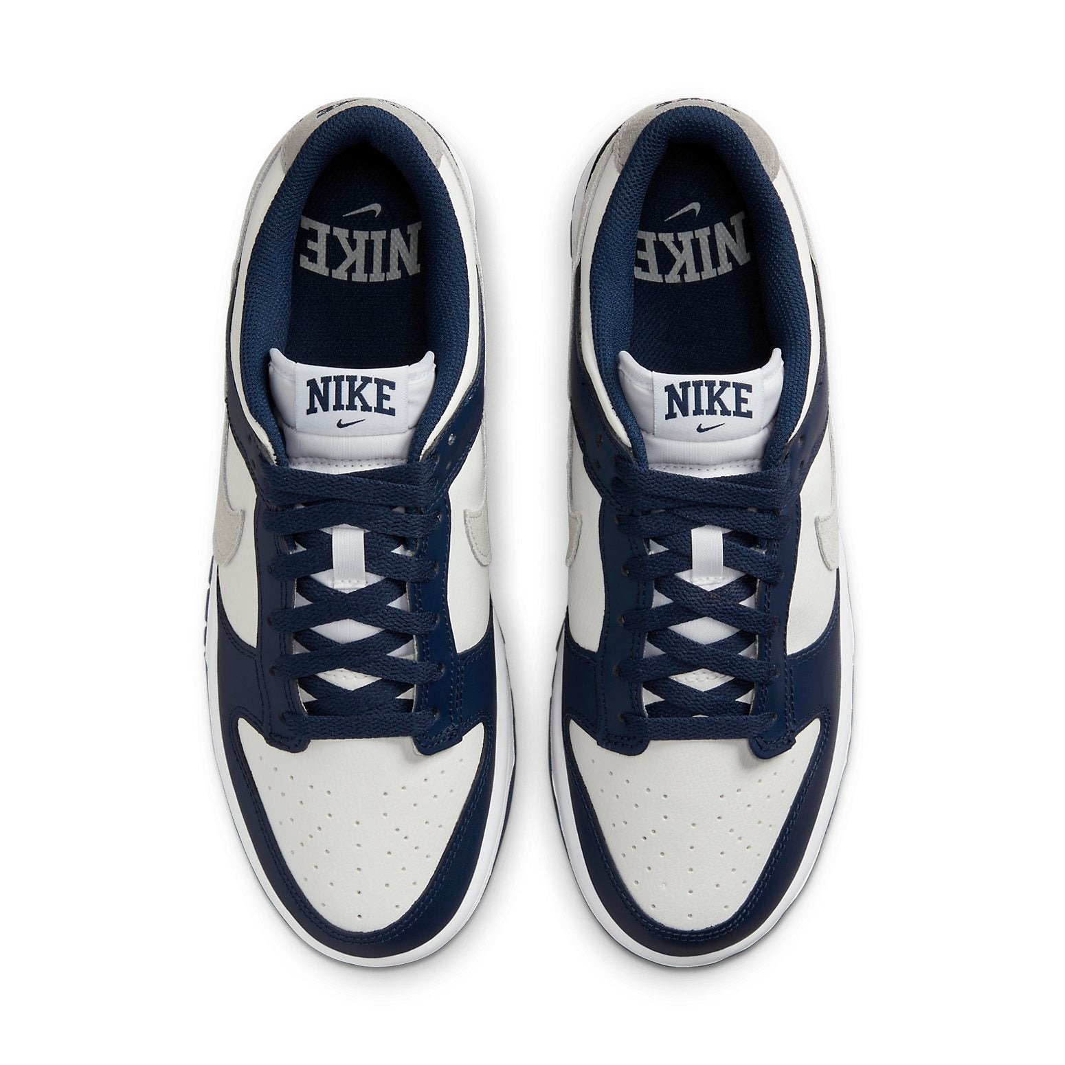 Nike Dunk Low Summit White Midnight Navy 5 Nike Dunk Low Summit White Midnight Navy