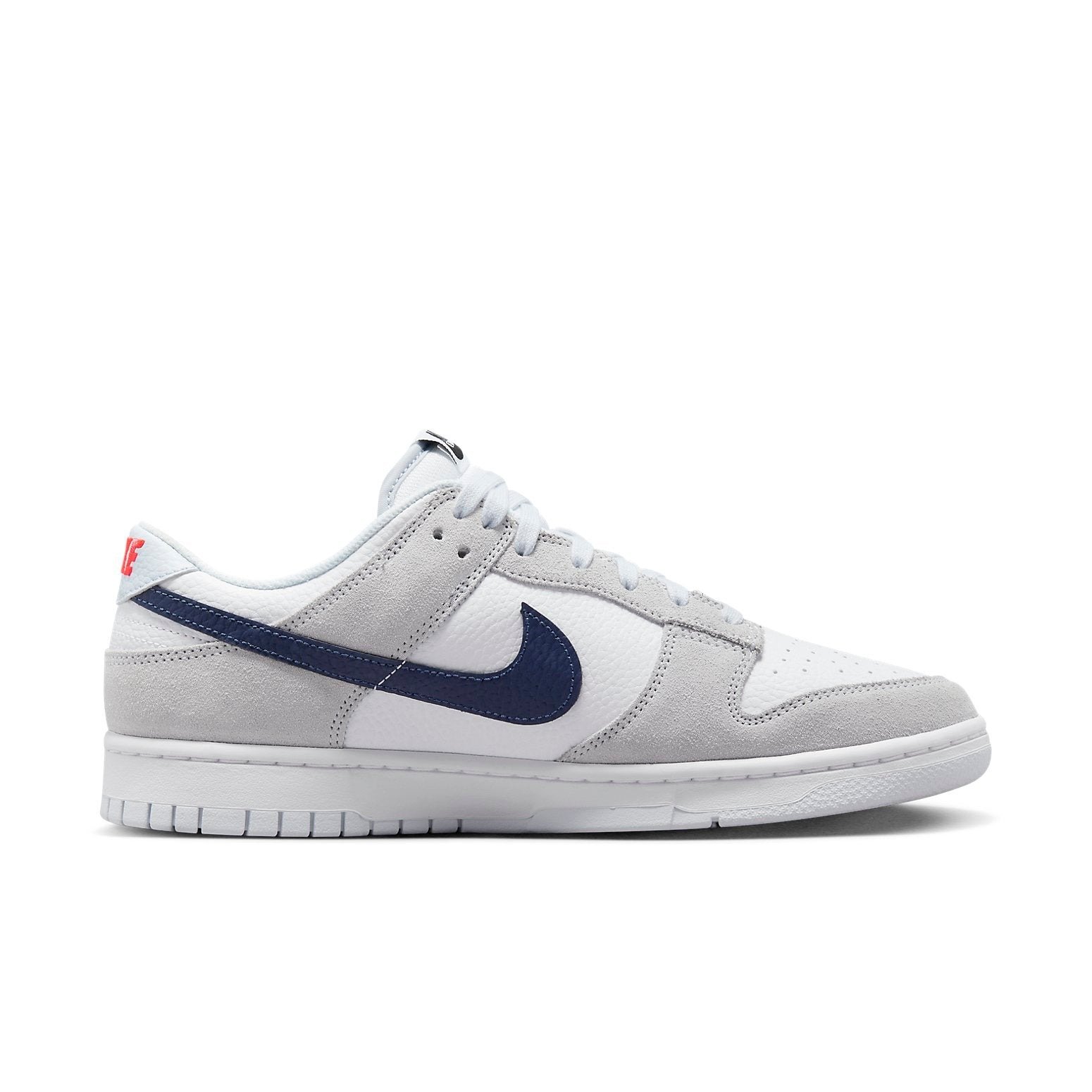 Nike Dunk Low White Grey Navy Aqua Mini Swoosh 4 Nike Dunk Low White Grey Navy Aqua Mini Swoosh