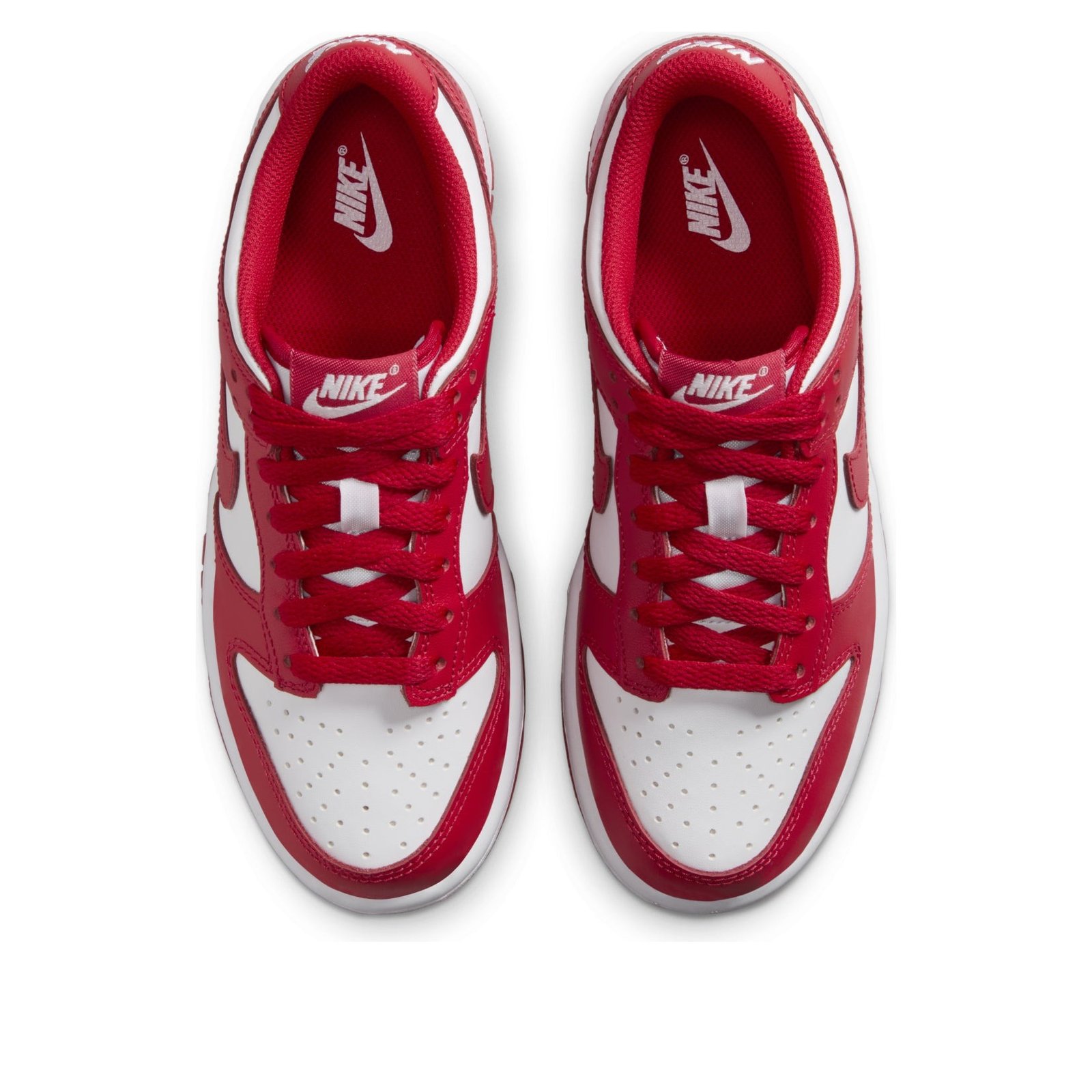 Nike Dunk Low White University Red (GS) 4 Nike Dunk Low White University Red (GS)