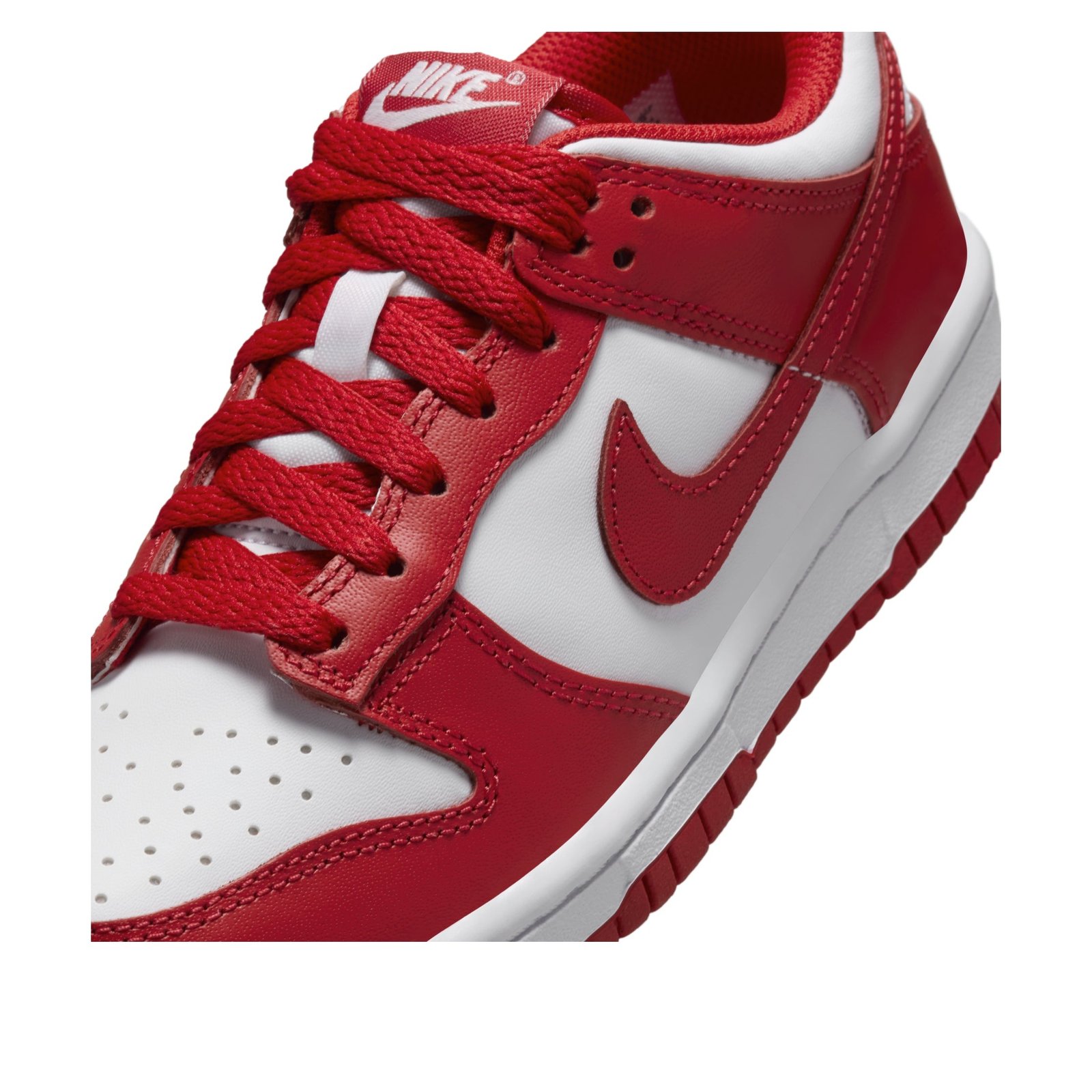 Nike Dunk Low White University Red (GS) 7 Nike Dunk Low White University Red (GS)