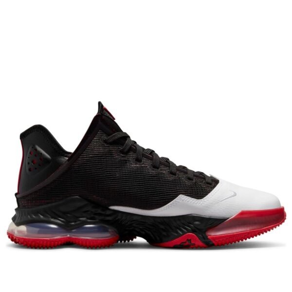 Nike LeBron 19 Low Black White University Red