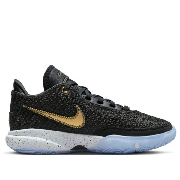 Nike LeBron 20 Black Metallic Gold (GS)