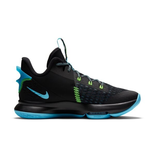 Nike LeBron Witness 5 Black Light Blue Fury