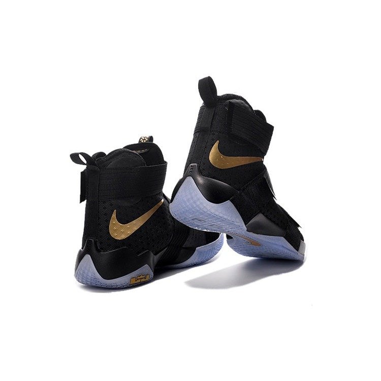 Nike LeBron Zoom Soldier 10 Black Gold (Nike iD) 5 Nike LeBron Zoom Soldier 10 Black Gold (Nike iD)