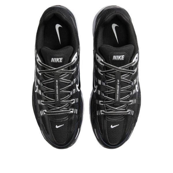 Nike P-6000 Black White Metallic Silver