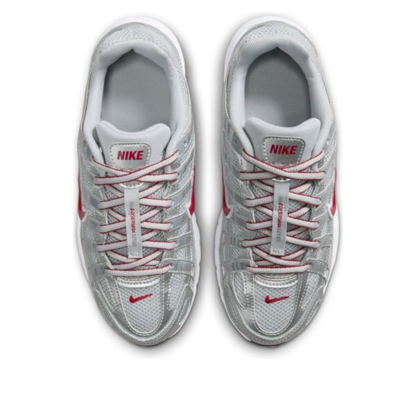 Nike P-6000 Metalic Silver Cool Red (GS)