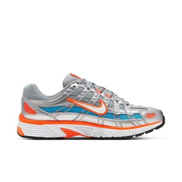 Nike P-6000 Metallic Silver Crimson Blue Fury (Women’s)