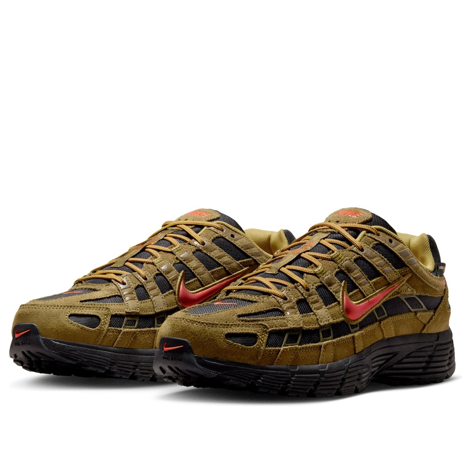 Nike P-6000 Premium Cordura Olive Flak Black Picante Red 6 Nike P-6000 Premium Cordura Olive Flak Black Picante Red