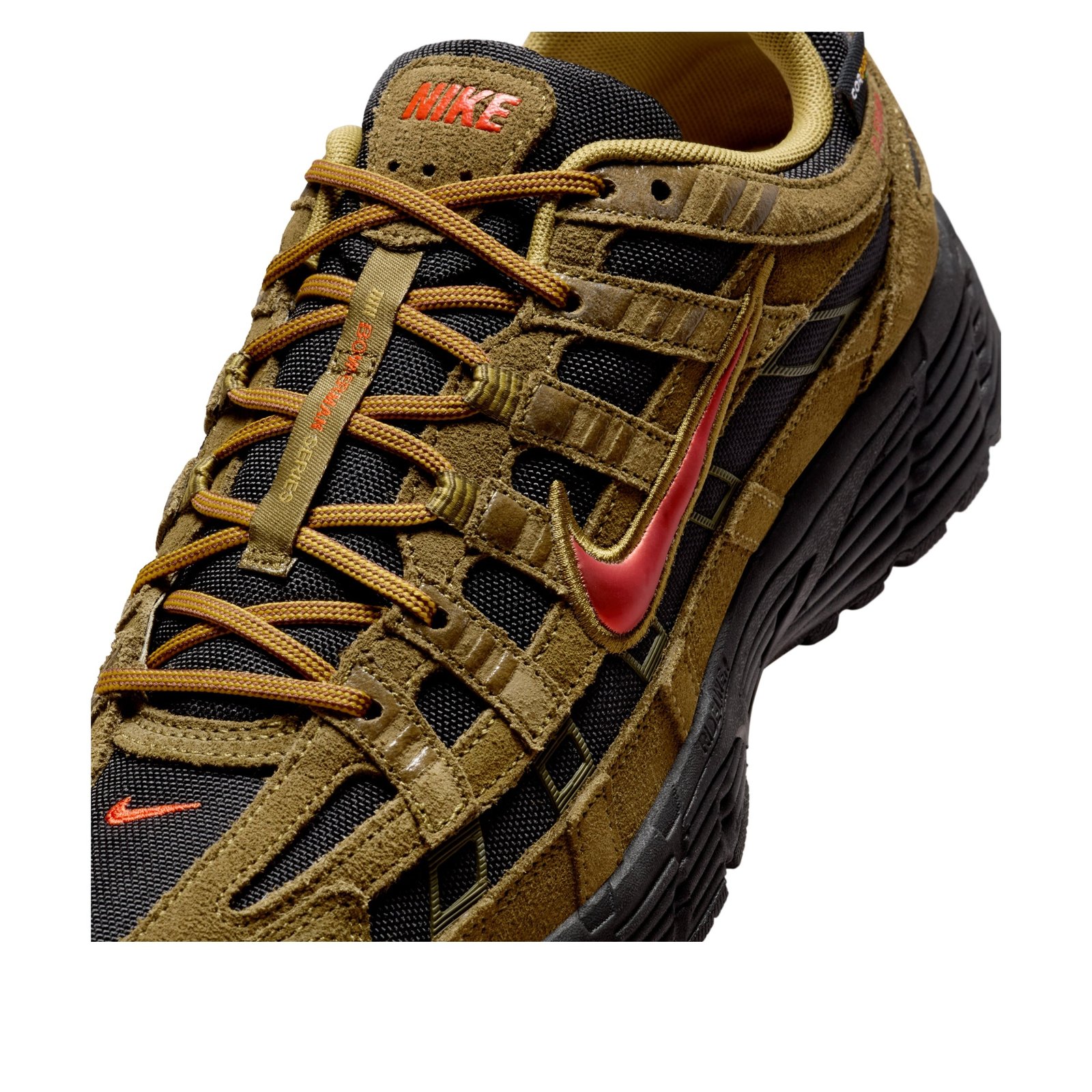 Nike P-6000 Premium Cordura Olive Flak Black Picante Red 7 Nike P-6000 Premium Cordura Olive Flak Black Picante Red
