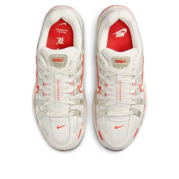 Nike P-6000 Sail Pale Ivory Light Bone Picante Red (Women’s)