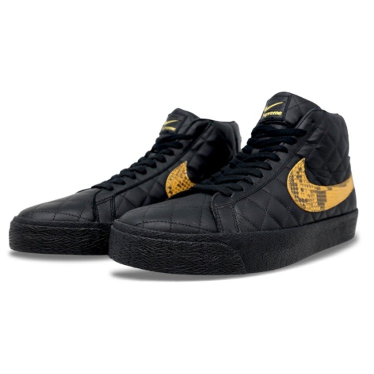 Nike SB Blazer Mid QS Supreme Black 6 Nike SB Blazer Mid QS Supreme Black