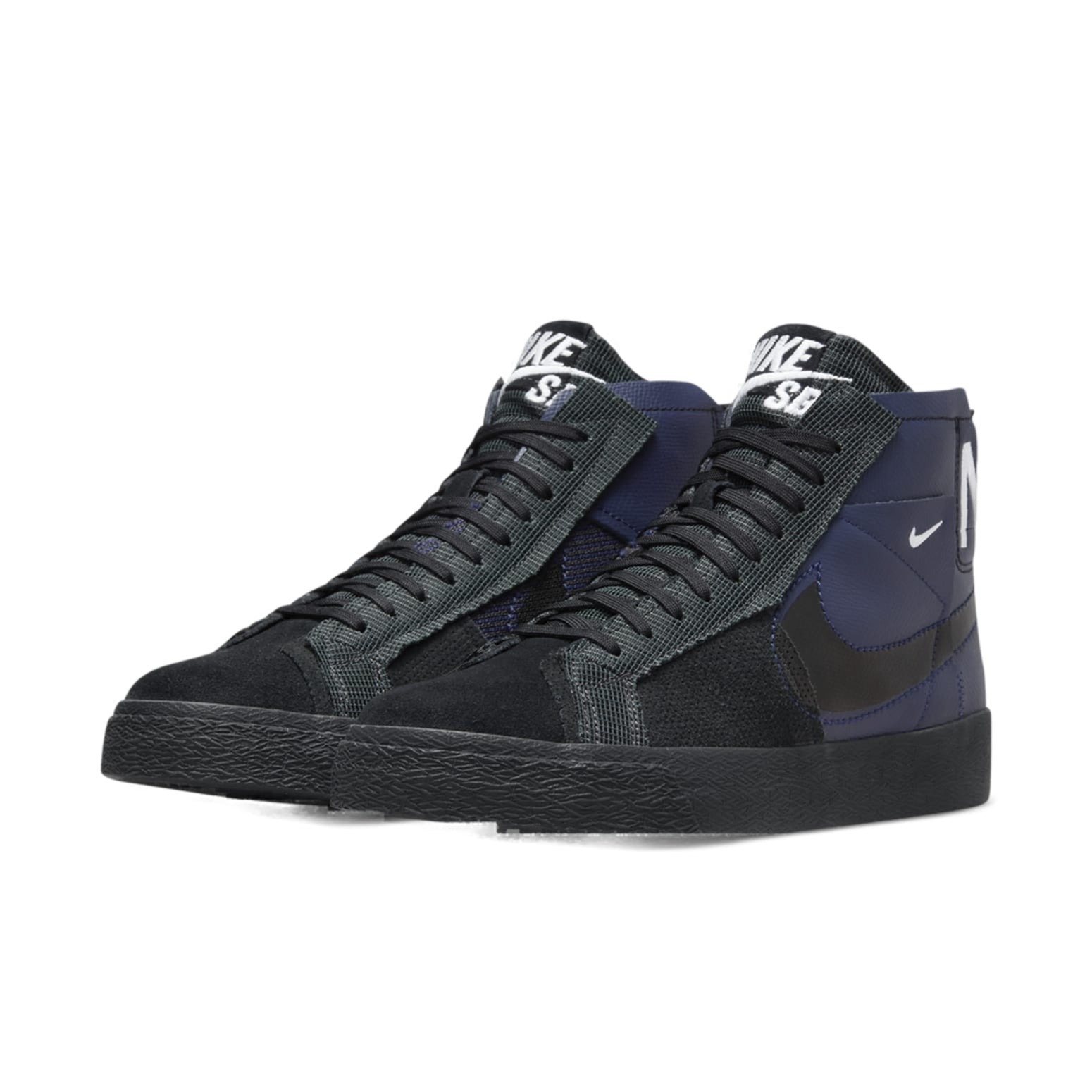 Nike SB Zoom Blazer Mid Premium Deconstructed Midnight Navy 5 Nike SB Zoom Blazer Mid Premium Deconstructed Midnight Navy