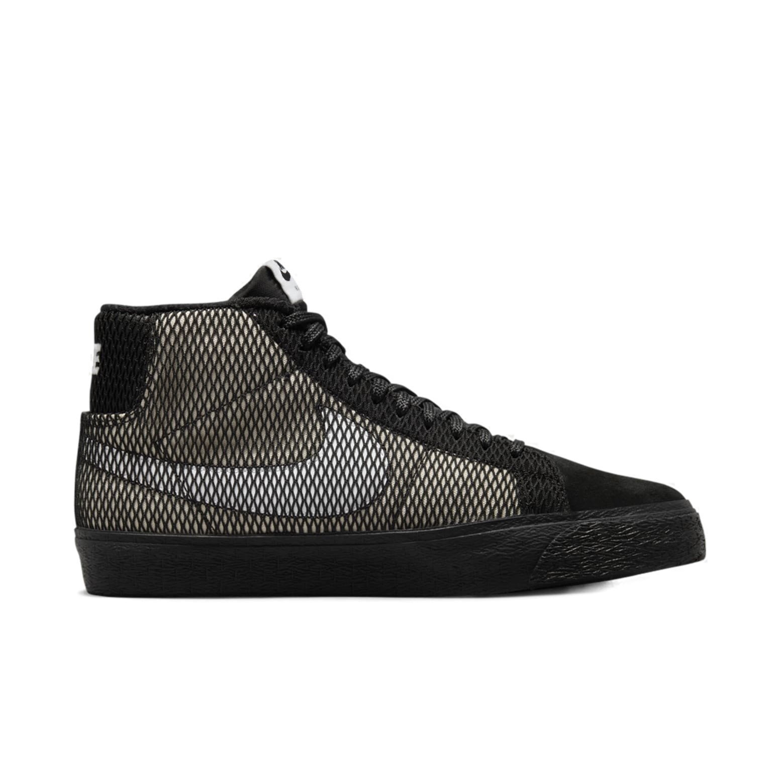 Nike SB Zoom Blazer Mid PRM Black Netting 4 Nike SB Zoom Blazer Mid PRM Black Netting