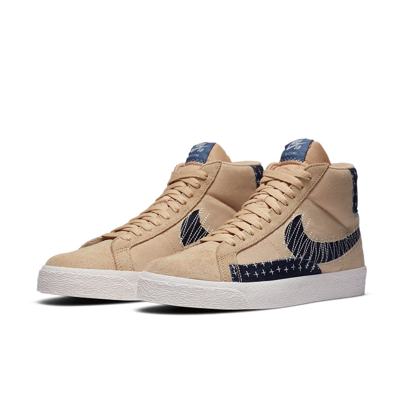 Nike SB Zoom Blazer Mid Sashiko Sesame 5 Nike SB Zoom Blazer Mid Sashiko Sesame