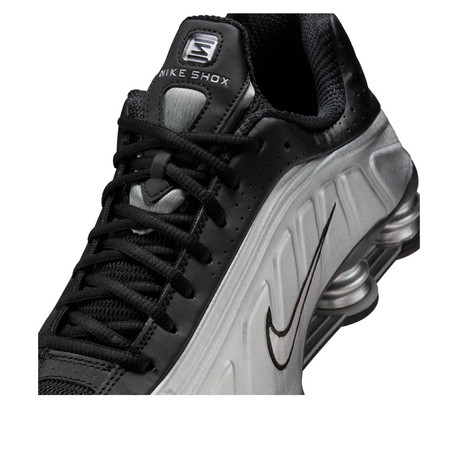 Nike Shox R4 Metallic Silver Black 7 Nike Shox R4 Metallic Silver Black