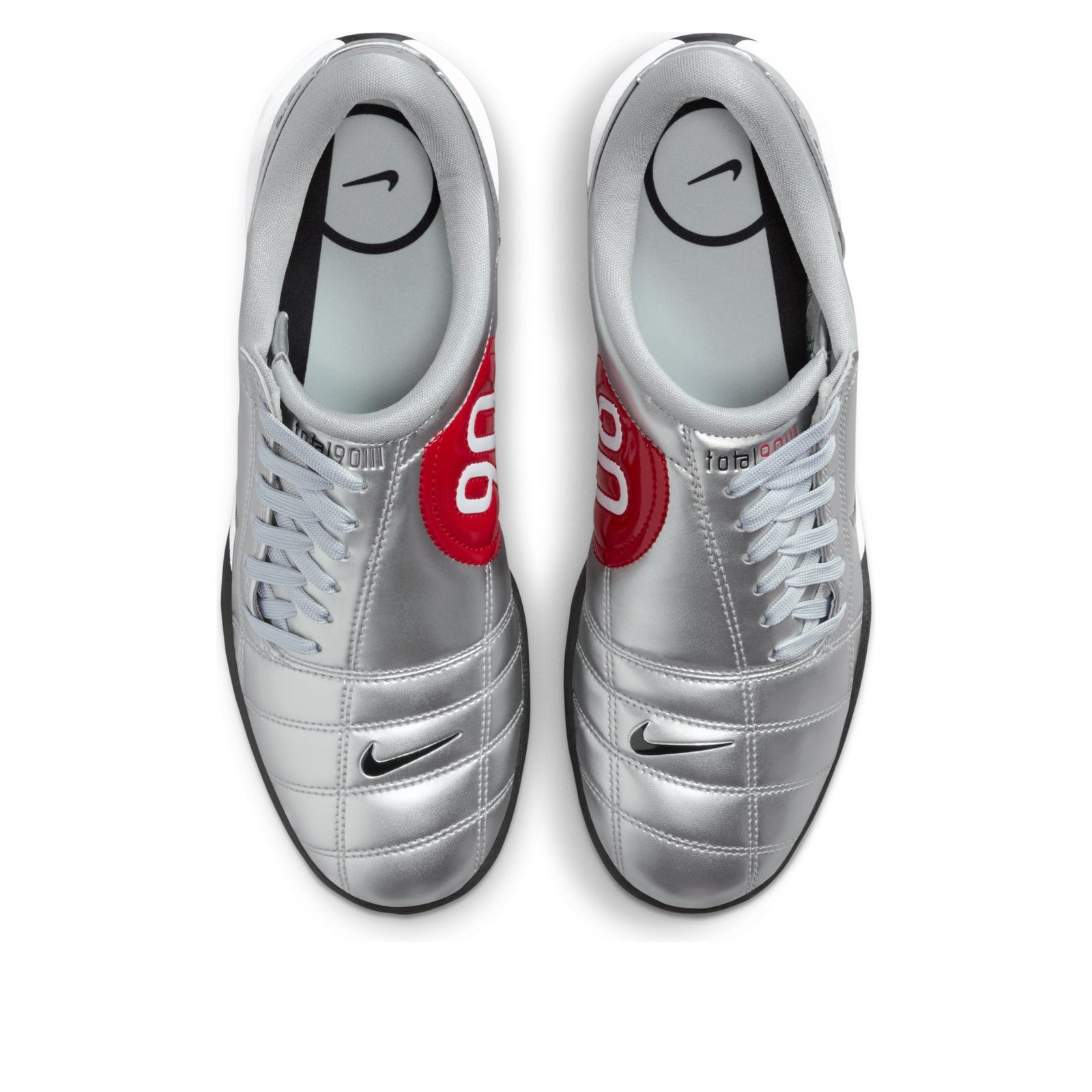 Nike Total 90 3 Metallic Silver Black (Womens) 4 Nike Total 90 3 Metallic Silver Black (Womens)