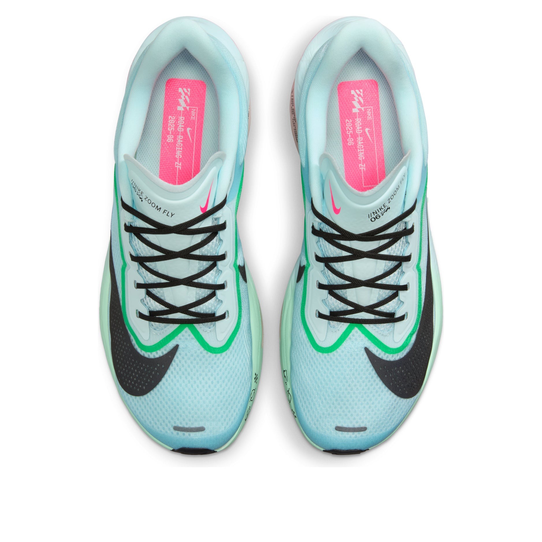 Nike Zoom Fly 6 Glacier Ice Hyper Pink Green Shock Black 4 Nike Zoom Fly 6 Glacier Ice Hyper Pink Green Shock Black