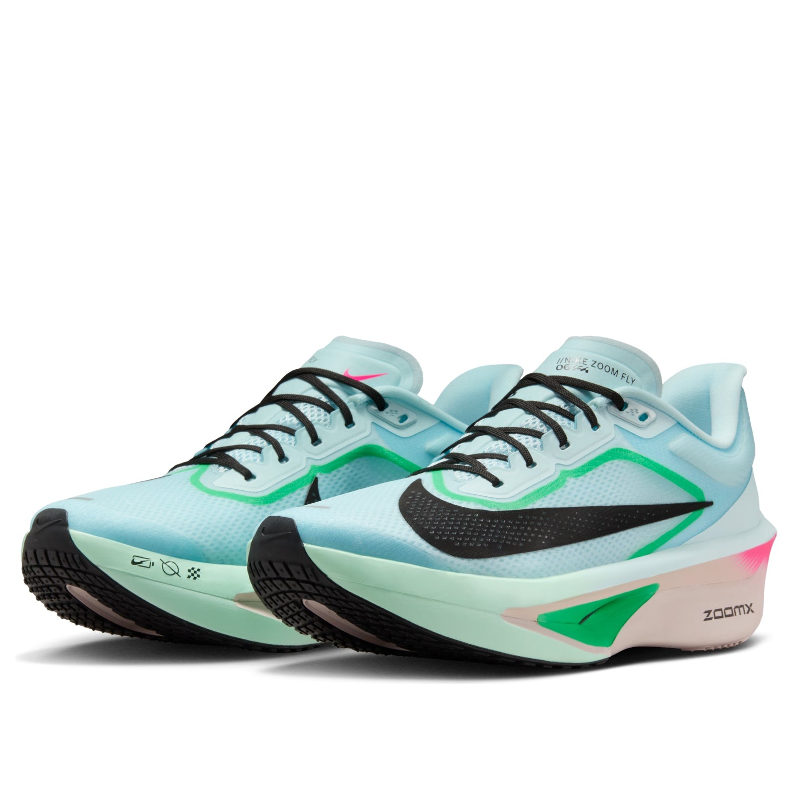 Nike Zoom Fly 6 Glacier Ice Hyper Pink Green Shock Black 6 Nike Zoom Fly 6 Glacier Ice Hyper Pink Green Shock Black