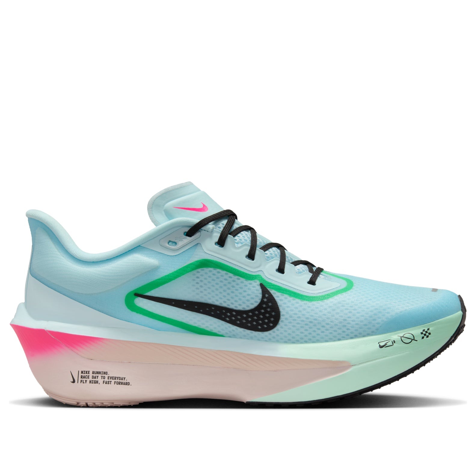 Nike Zoom Fly 6 Glacier Ice Hyper Pink Green Shock Black 8 Nike Zoom Fly 6 Glacier Ice Hyper Pink Green Shock Black