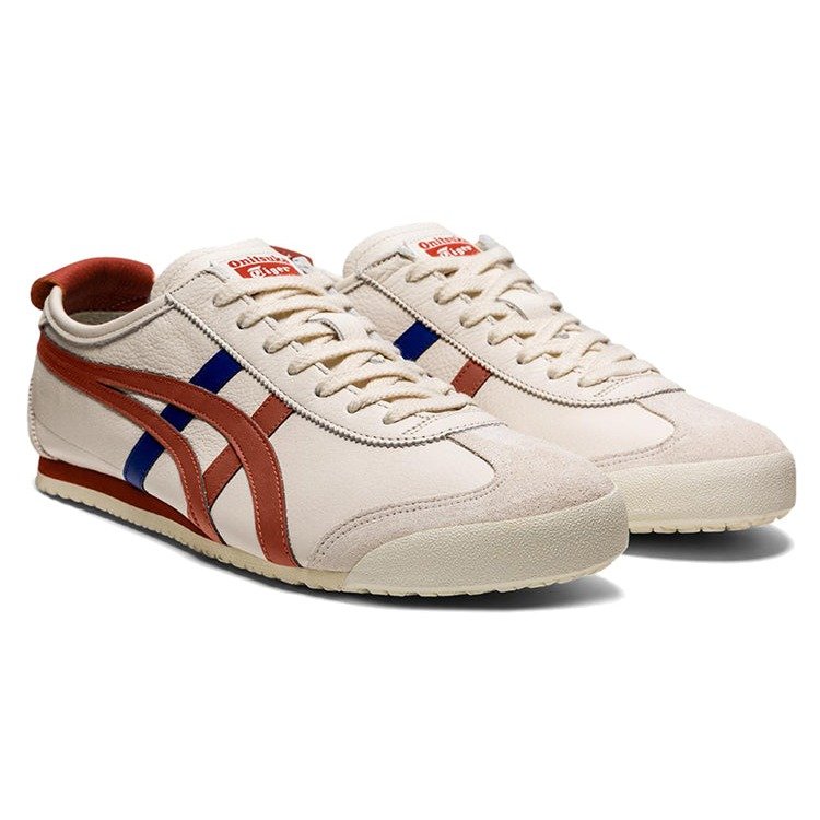 Onitsuka Tiger Mexico 66 Birch Rust Red Blue 5 Onitsuka Tiger Mexico 66 Birch Rust Red Blue