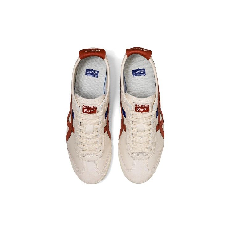Onitsuka Tiger Mexico 66 Birch Rust Red Blue 6 Onitsuka Tiger Mexico 66 Birch Rust Red Blue
