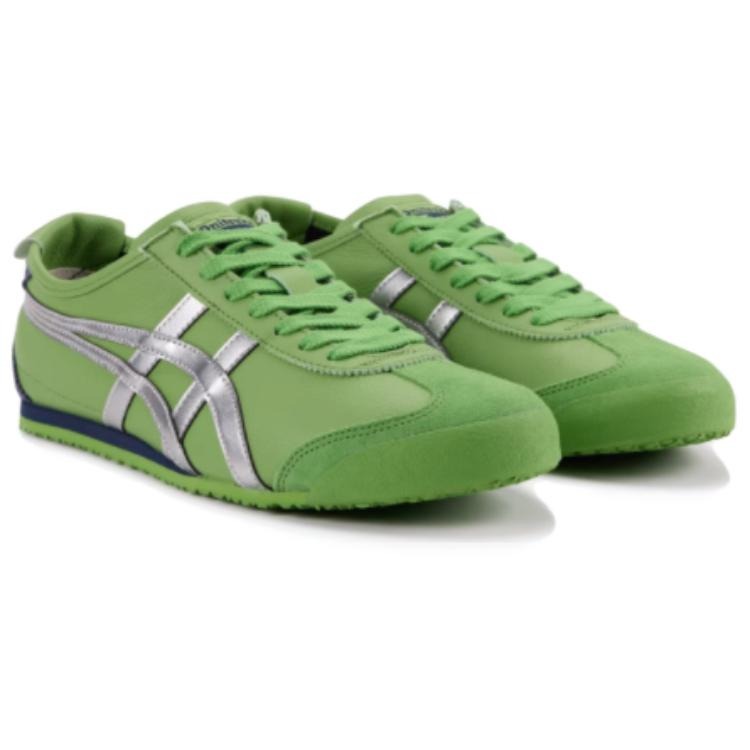 Onitsuka Tiger Mexico 66 Garden Green Pure Silver Navy 6 Onitsuka Tiger Mexico 66 Garden Green Pure Silver Navy