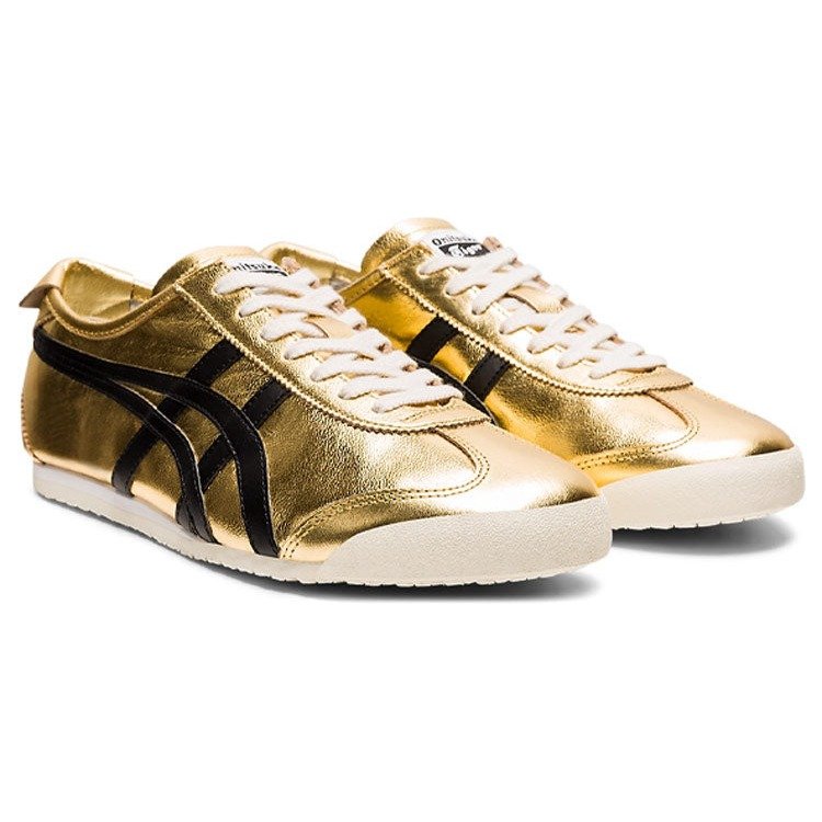 Onitsuka Tiger Mexico 66 Pure Gold Black 6 Onitsuka Tiger Mexico 66 Pure Gold Black
