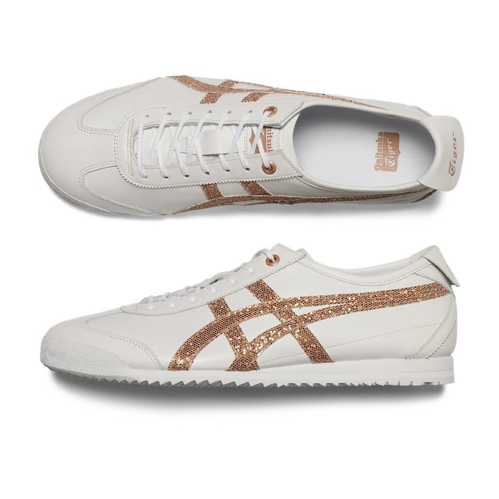 Onitsuka Tiger Mexico 66 SD White Rose Gold Glitter 4 Onitsuka Tiger Mexico 66 SD White Rose Gold Glitter