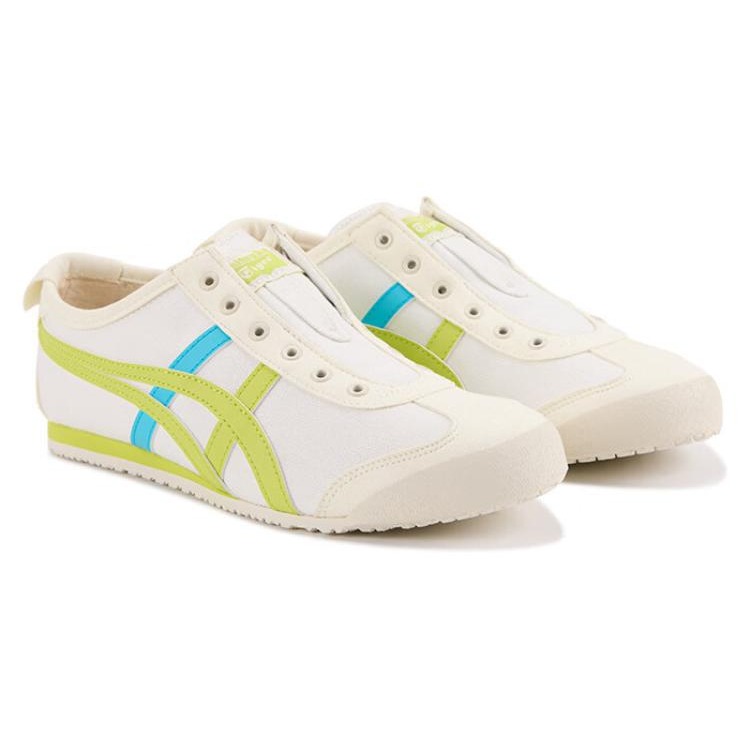 Onitsuka Tiger Mexico 66 Slip-On Cream Neon Lime 5 Onitsuka Tiger Mexico 66 Slip-On Cream Neon Lime