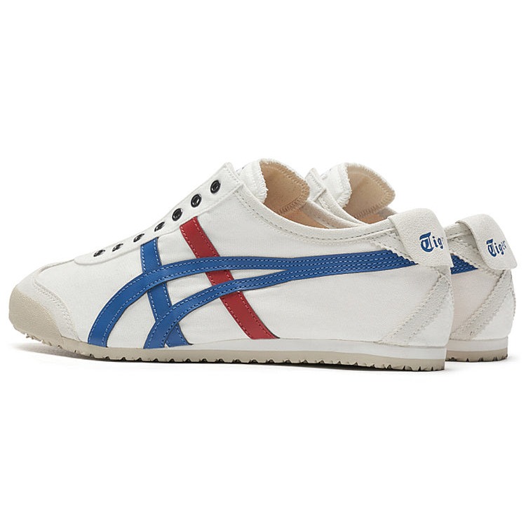 Onitsuka Tiger Mexico 66 Slip-On White Blue Red 5 Onitsuka Tiger Mexico 66 Slip-On White Blue Red