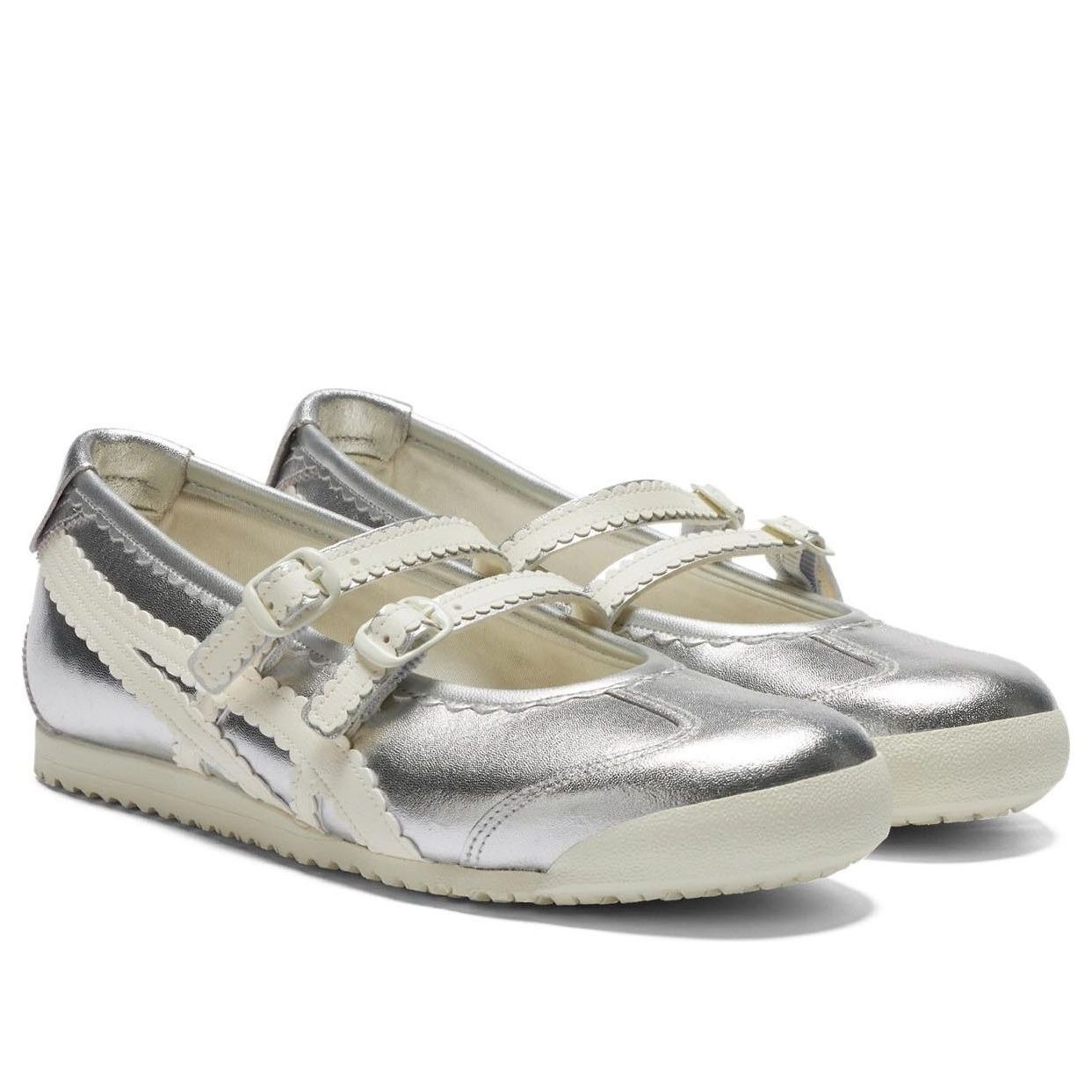Onitsuka Tiger Mexico 66 TGRS Silver Cream (Women's) 5 Onitsuka Tiger Mexico 66 TGRS Silver Cream (Women's)